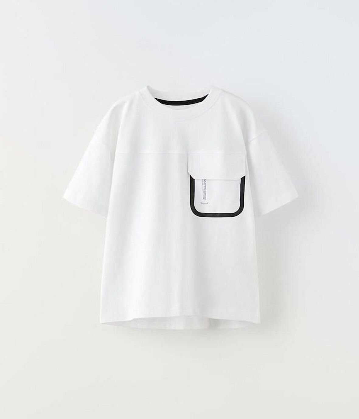 Cepli Oversize Çocuk Tişört