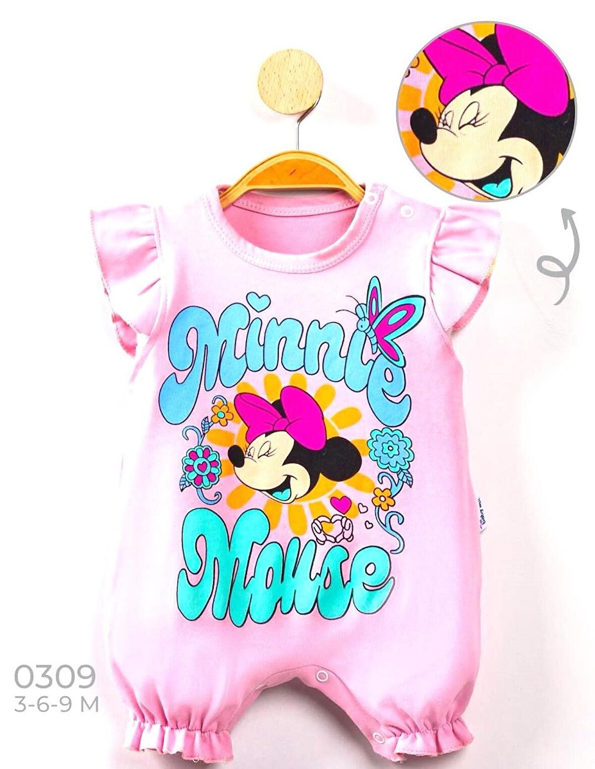 Minnie Kız Bebek Tulum ST07533