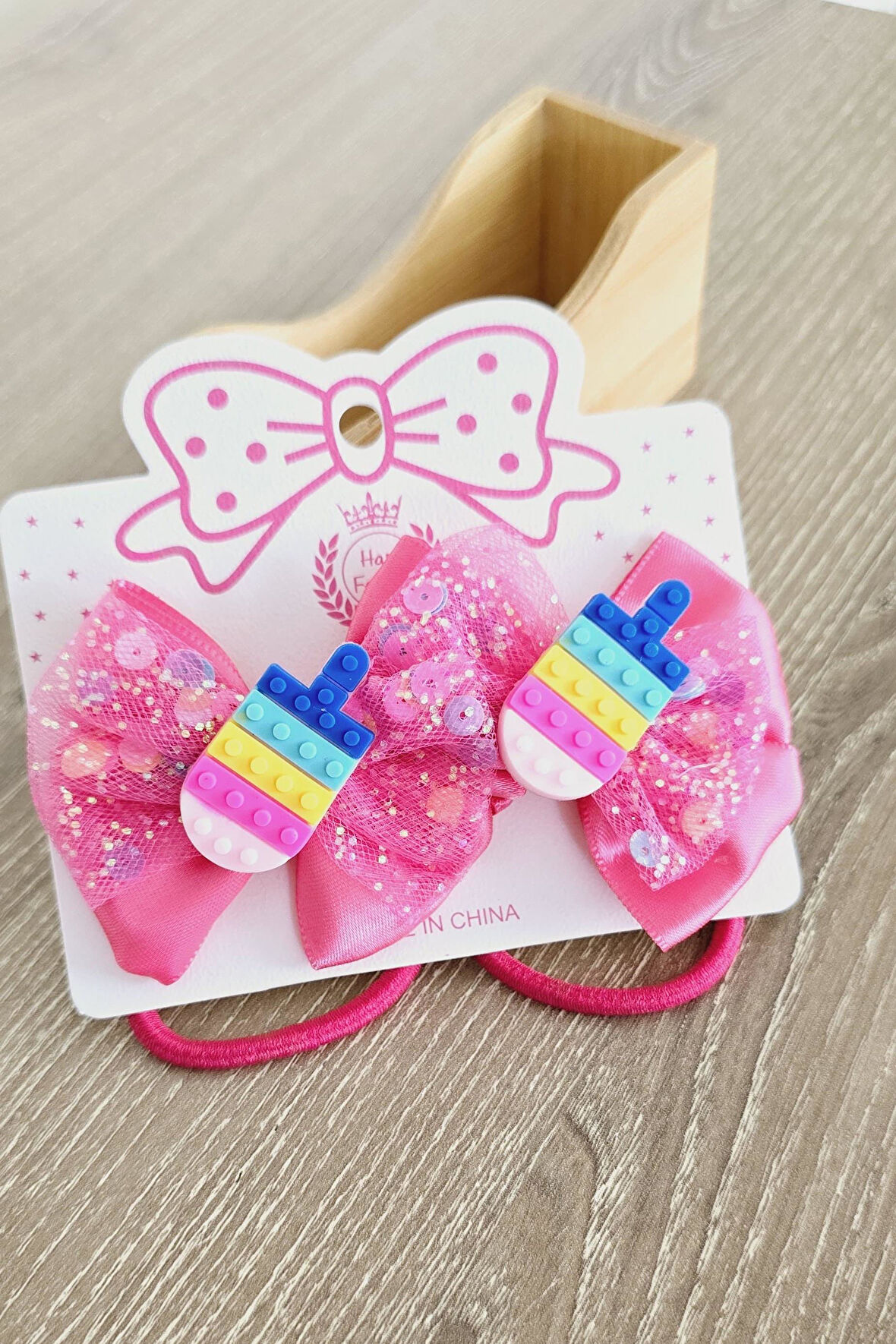 Popit Dondurmalı Kız Çocuk Toka 2li 