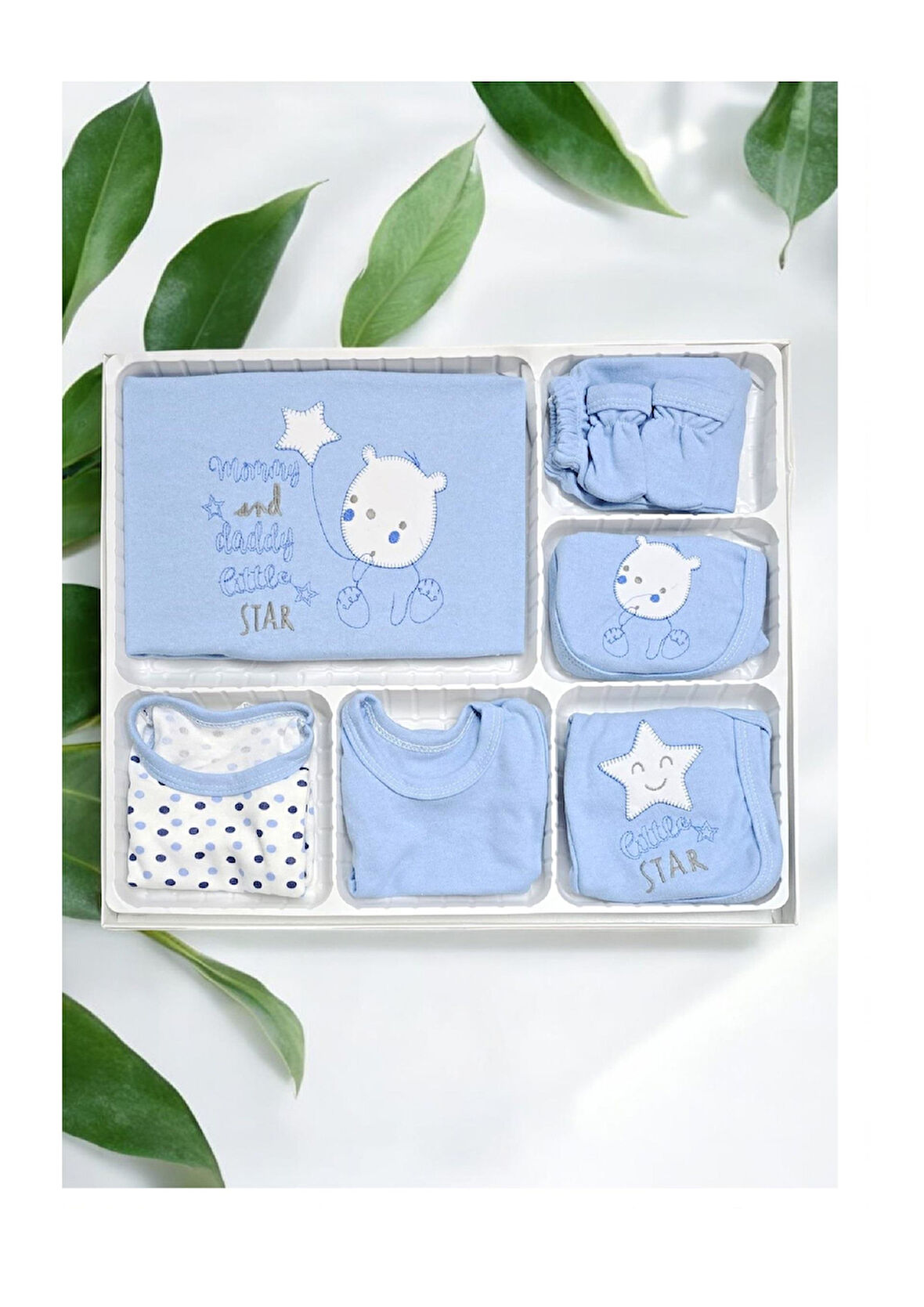 Little Star Erkek Bebek Hastane Çıkışı 10lu Set