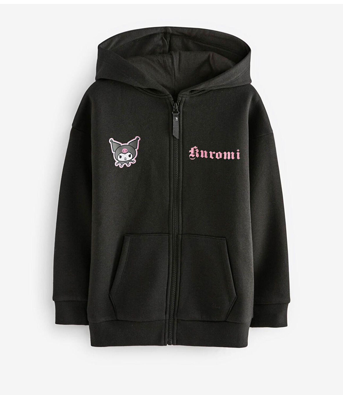 Kuromi Kız Çocuk Fermuarlı Sweatshirt