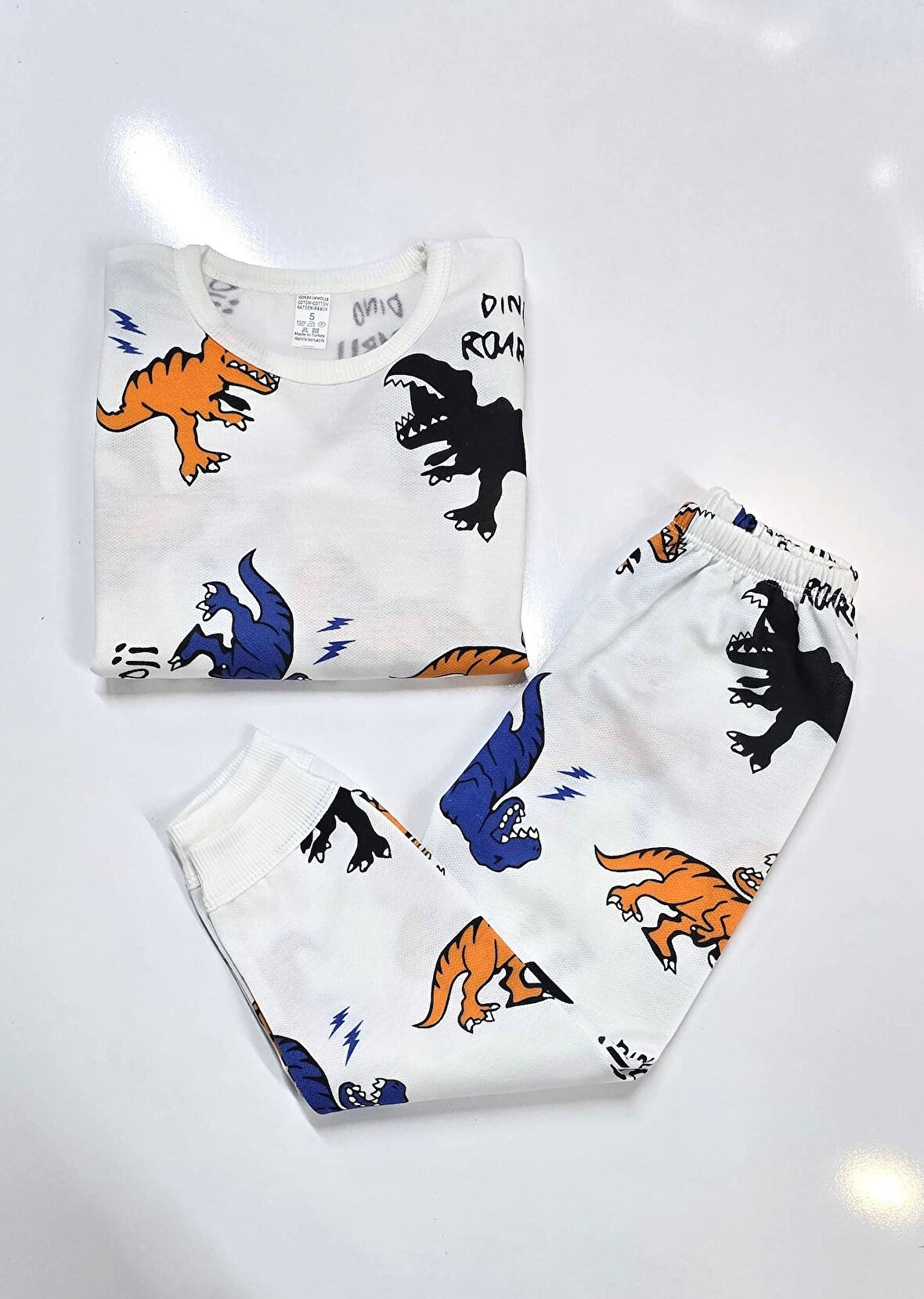 Dinazorlu Erkek Bebek Pijama Takım