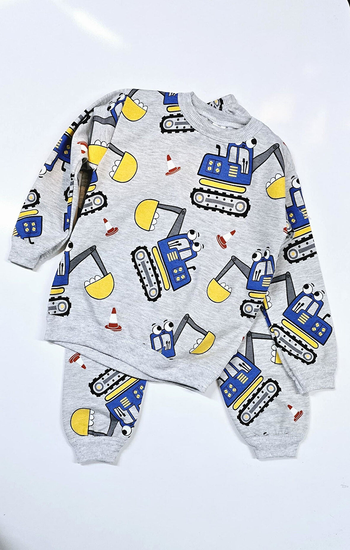 Kepçeli Erkek Bebek Pijama Takım ST08198