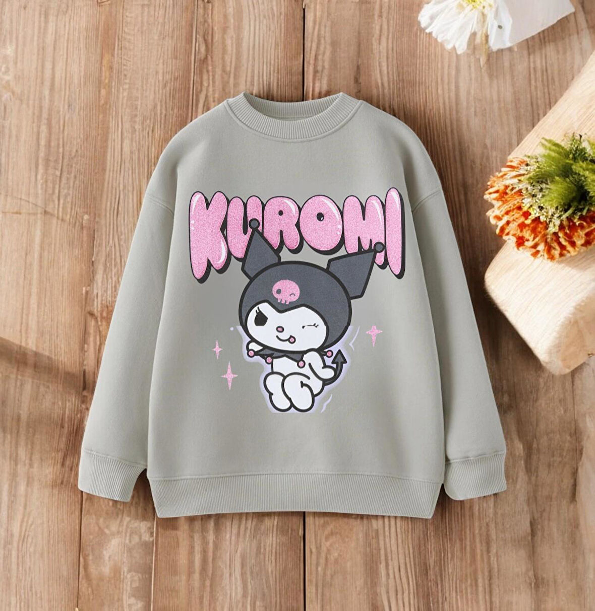 Kuromi Kız Çocuk Sweatshirt