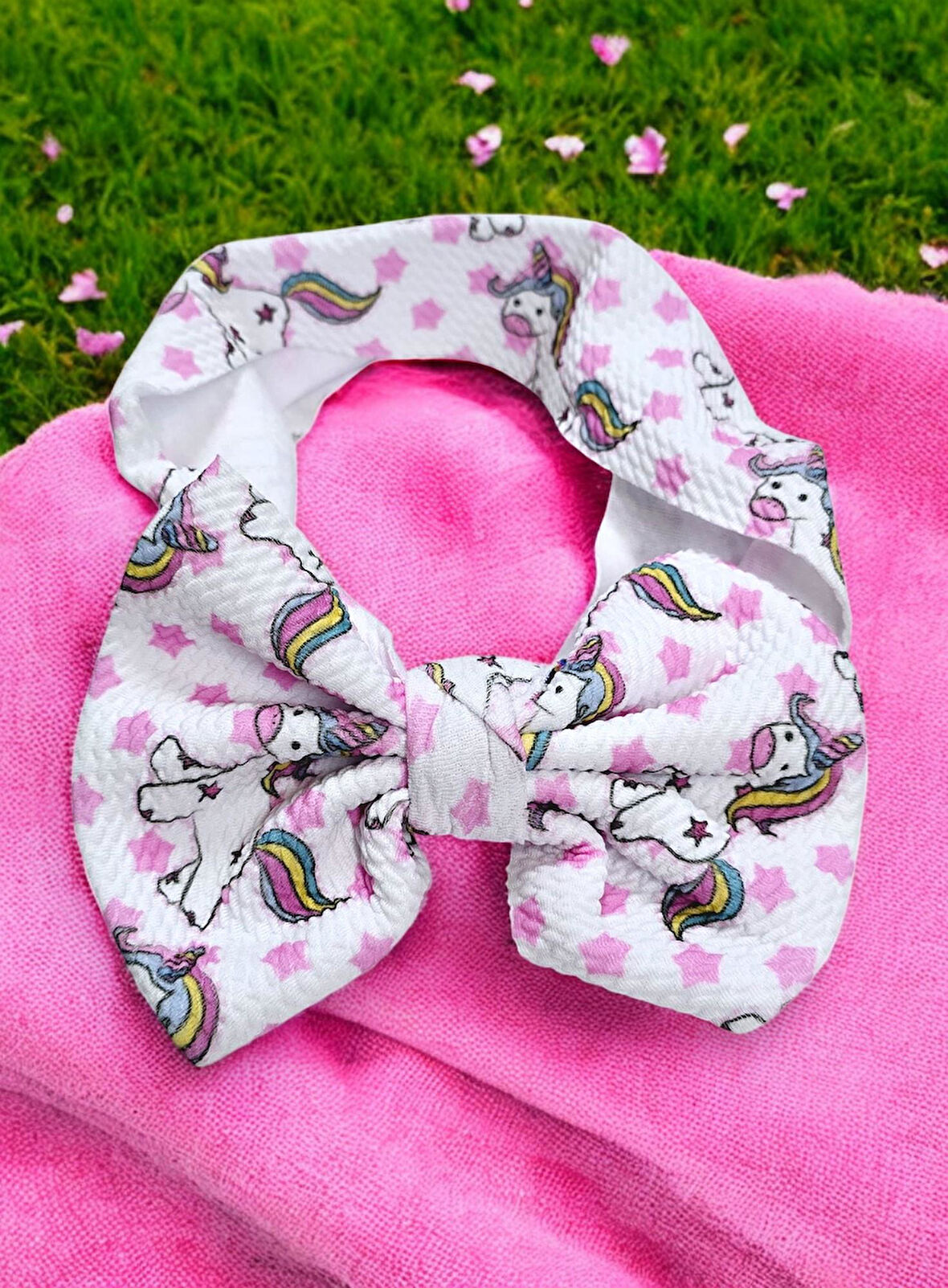 Unicorn Kız Çocuk Fiyonk Saç Bandı