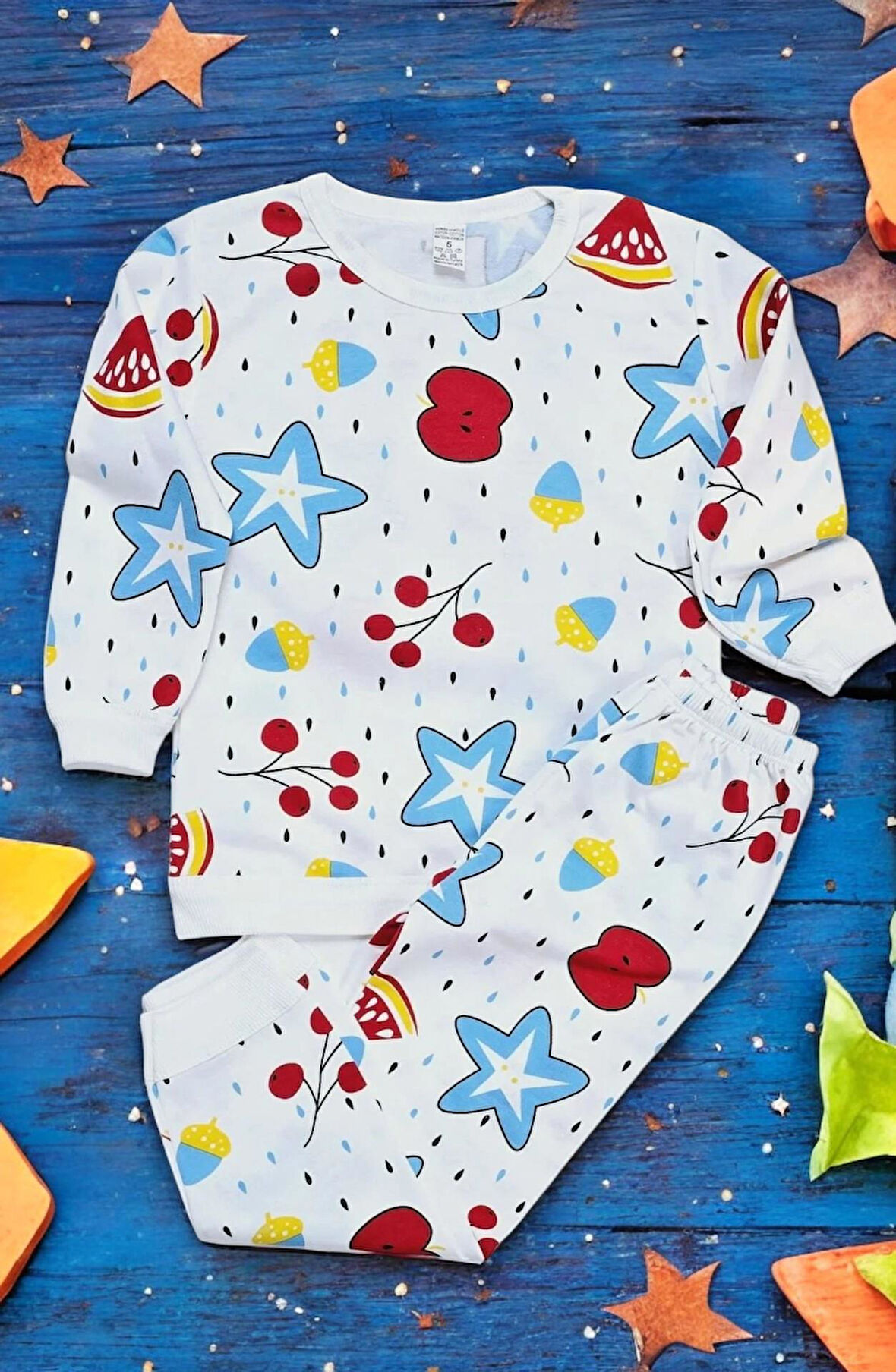 Deniz Yıldızı Kız Bebek Pijama Takım