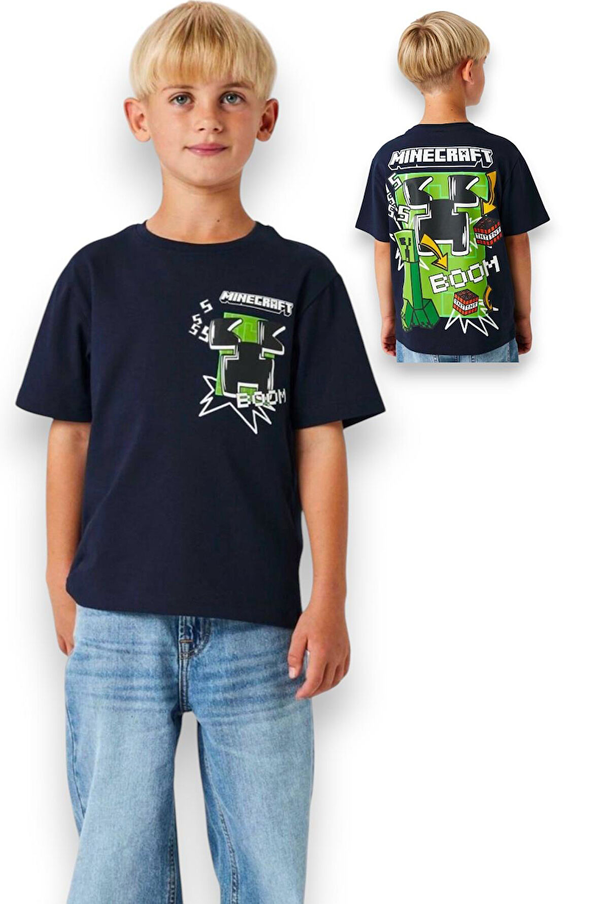 Minecraft Çocuk Tişört