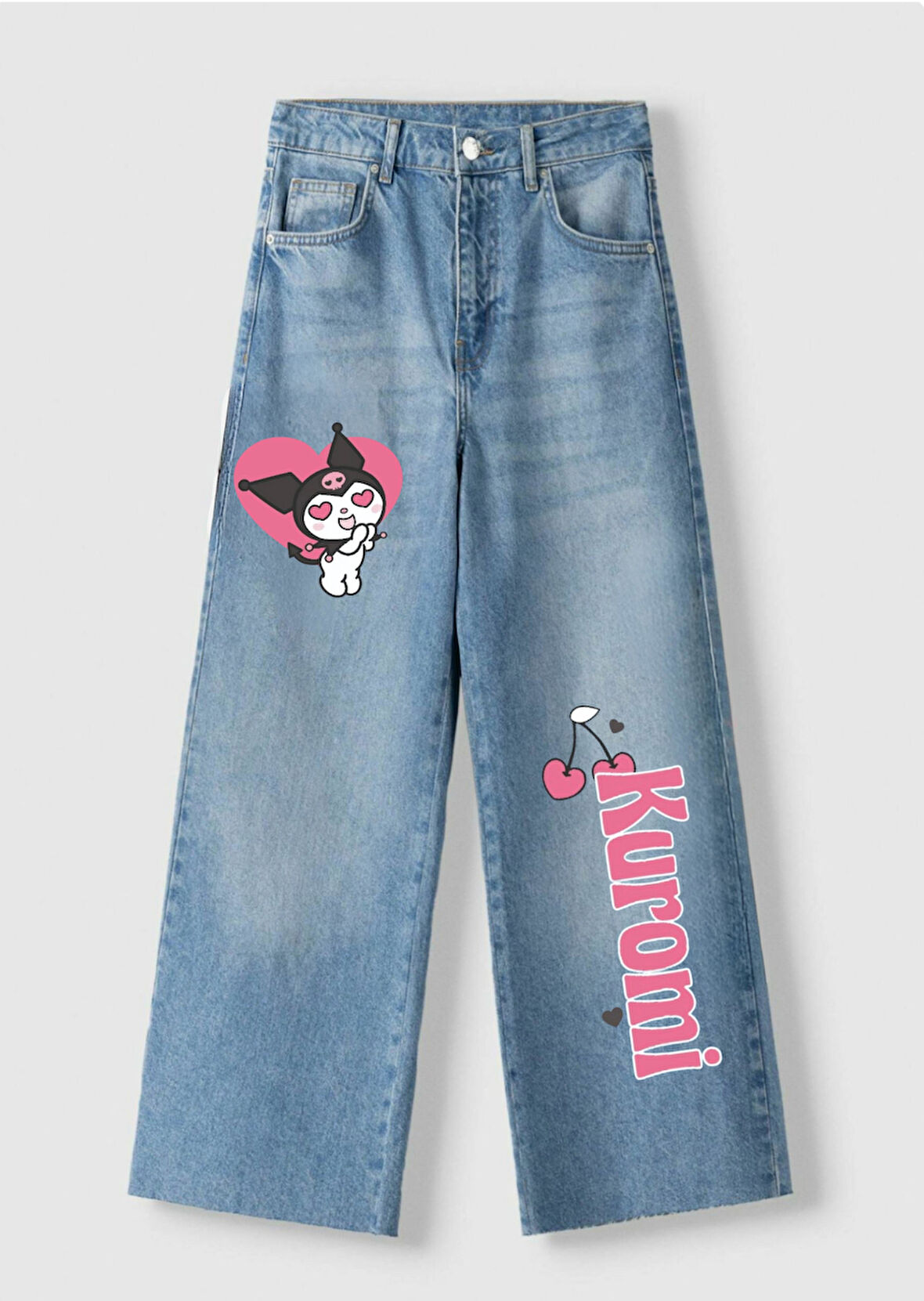 Kuromi Kız Çocuk Palazzo Pantolon