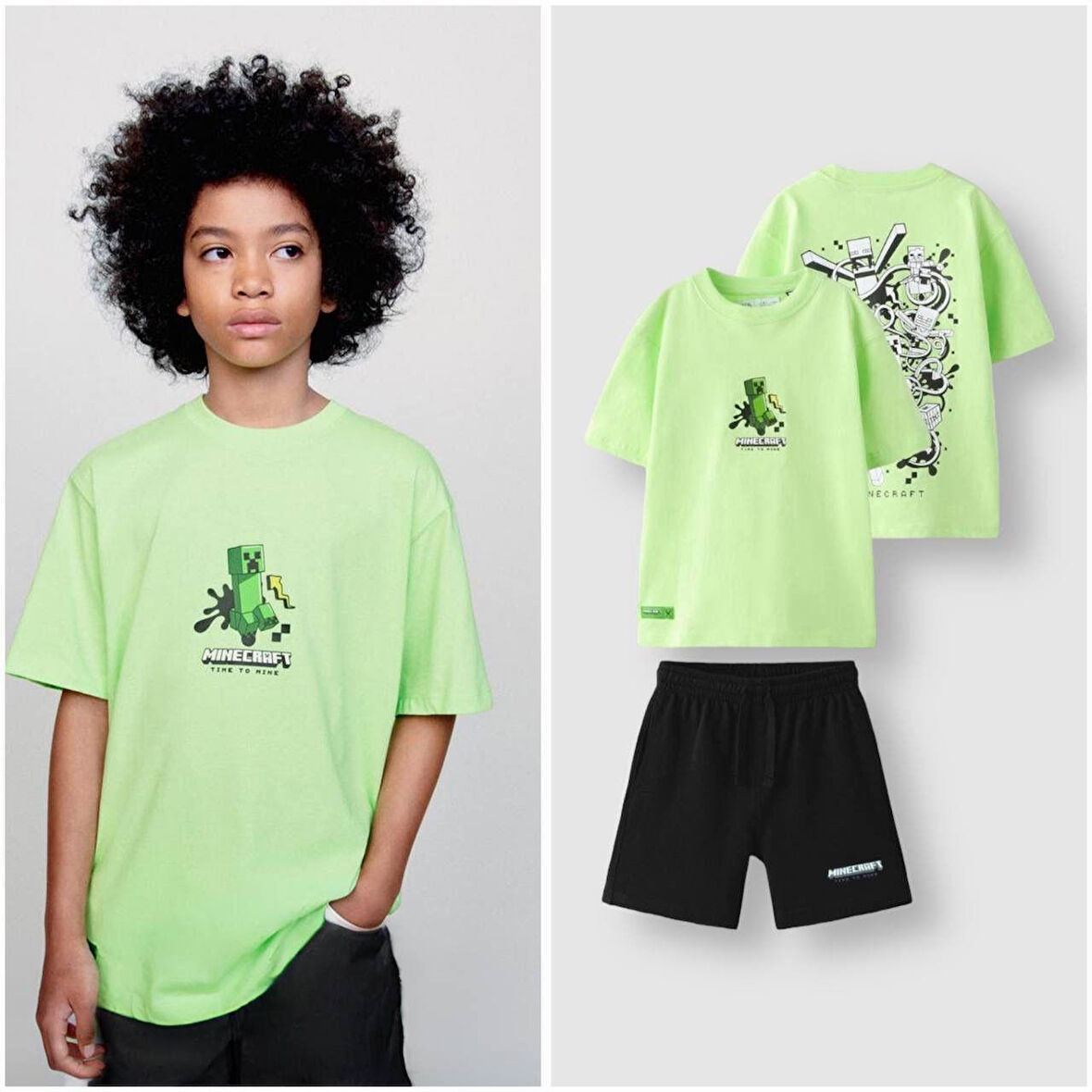 Şortlu Erkek Çocuk Takım  ST08898