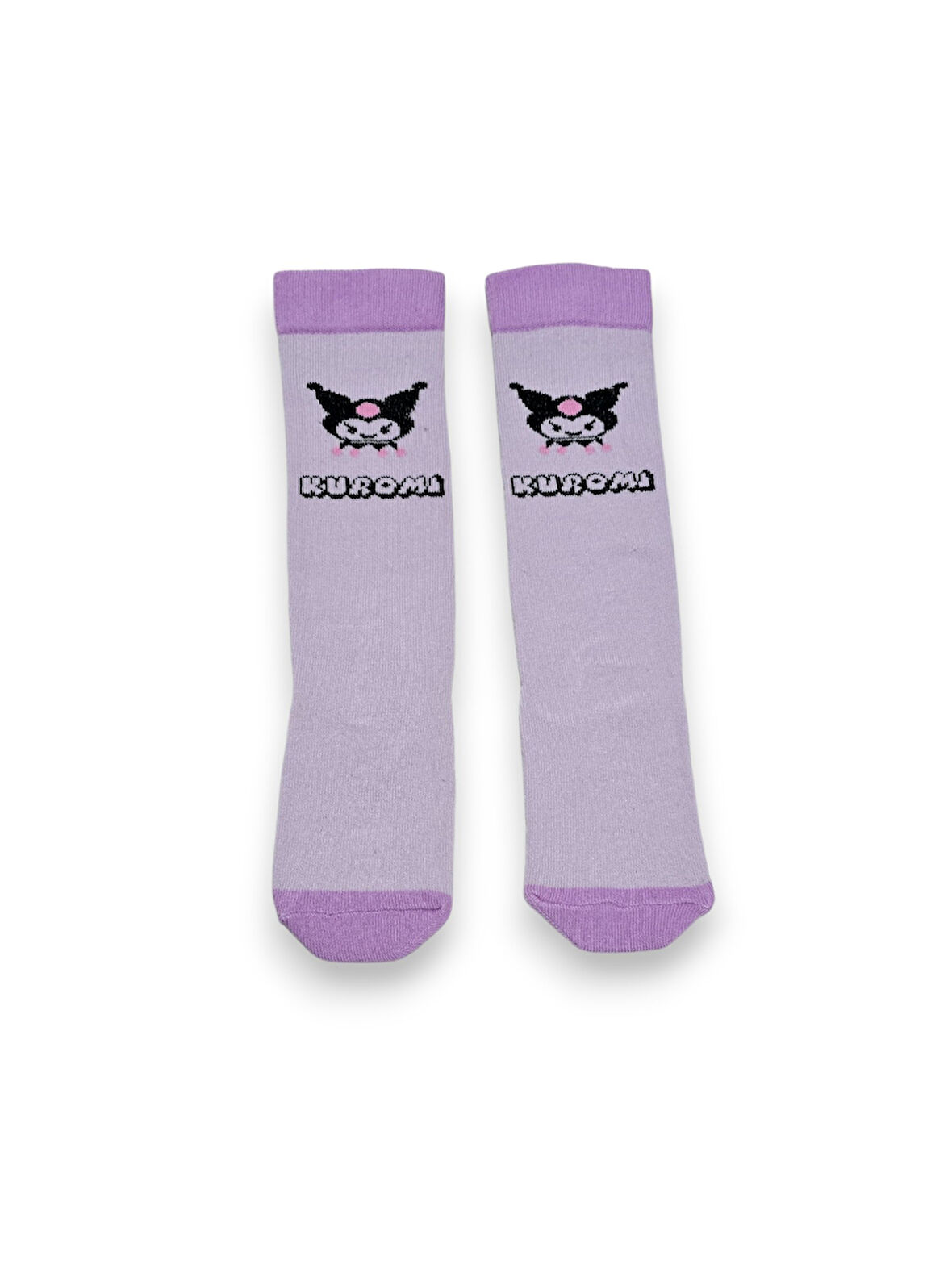 Kuromi Kız Çocuk Dizaltı Çorap