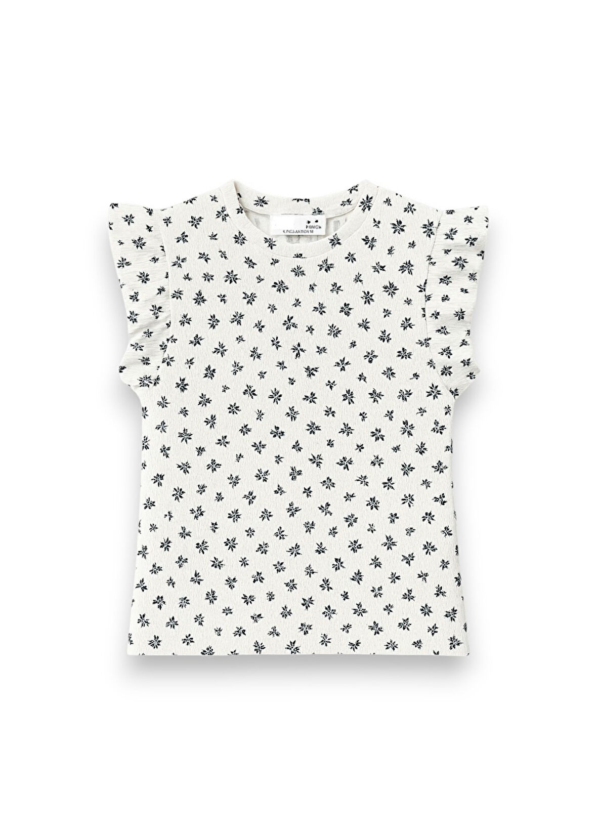 Çiçekli Kız Çocuk Bluz