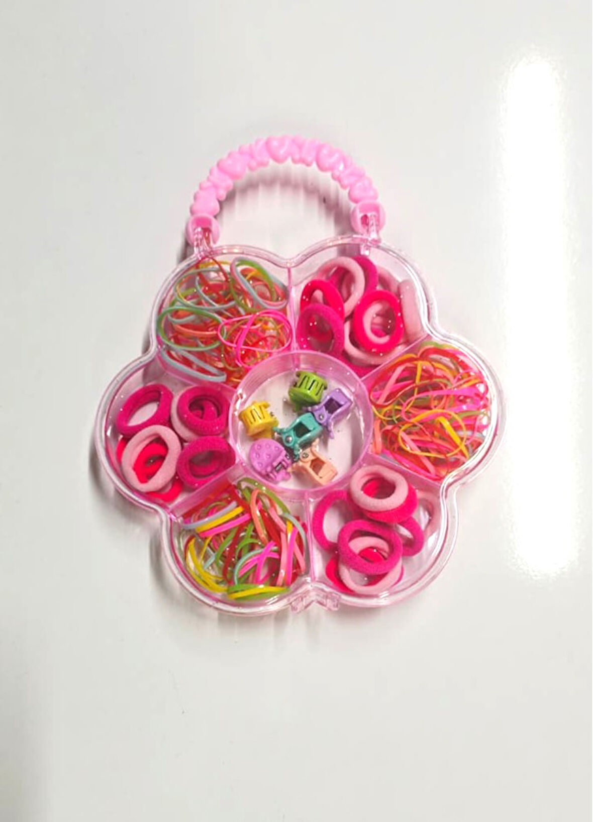 Kutulu Çantalı Kız Çocuk Toka Set - 185 Adet