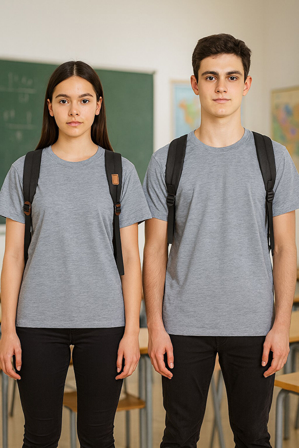 Bisiklet Yaka Basic Tişört