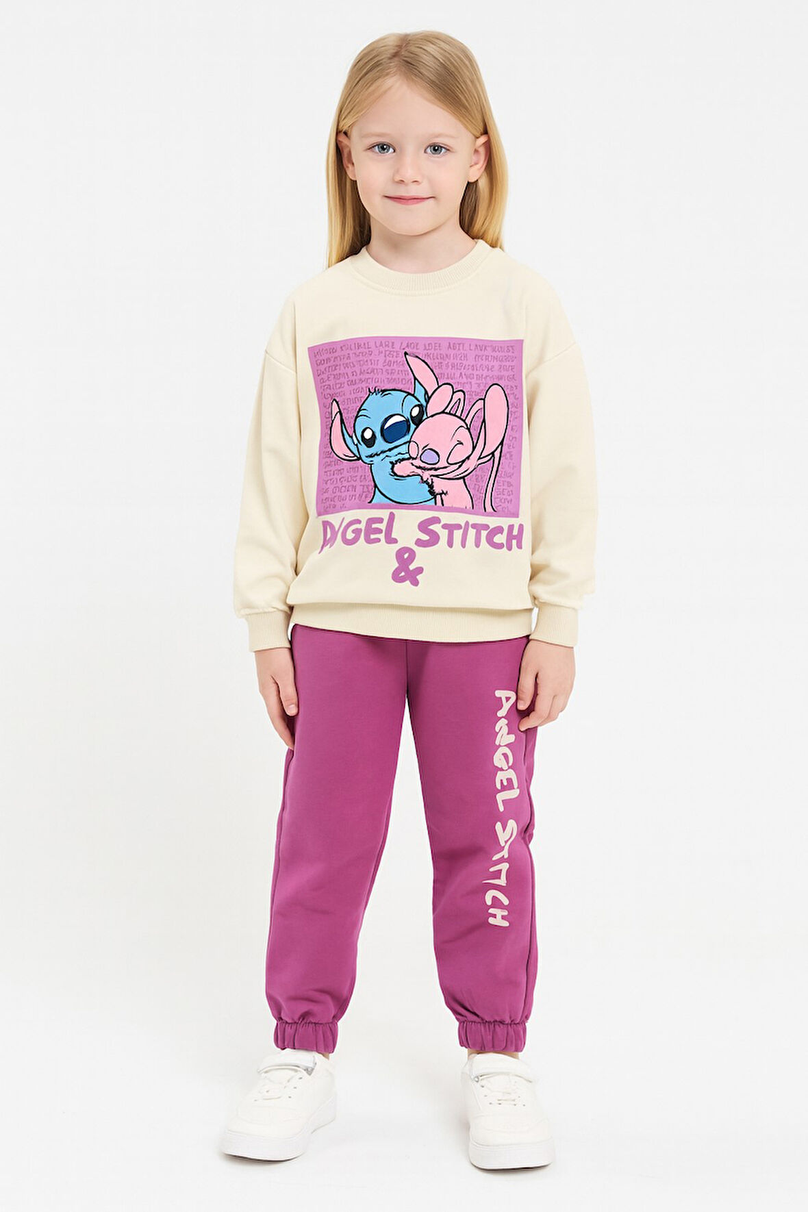 Stitch Kız Çocuk Eşofman Takım