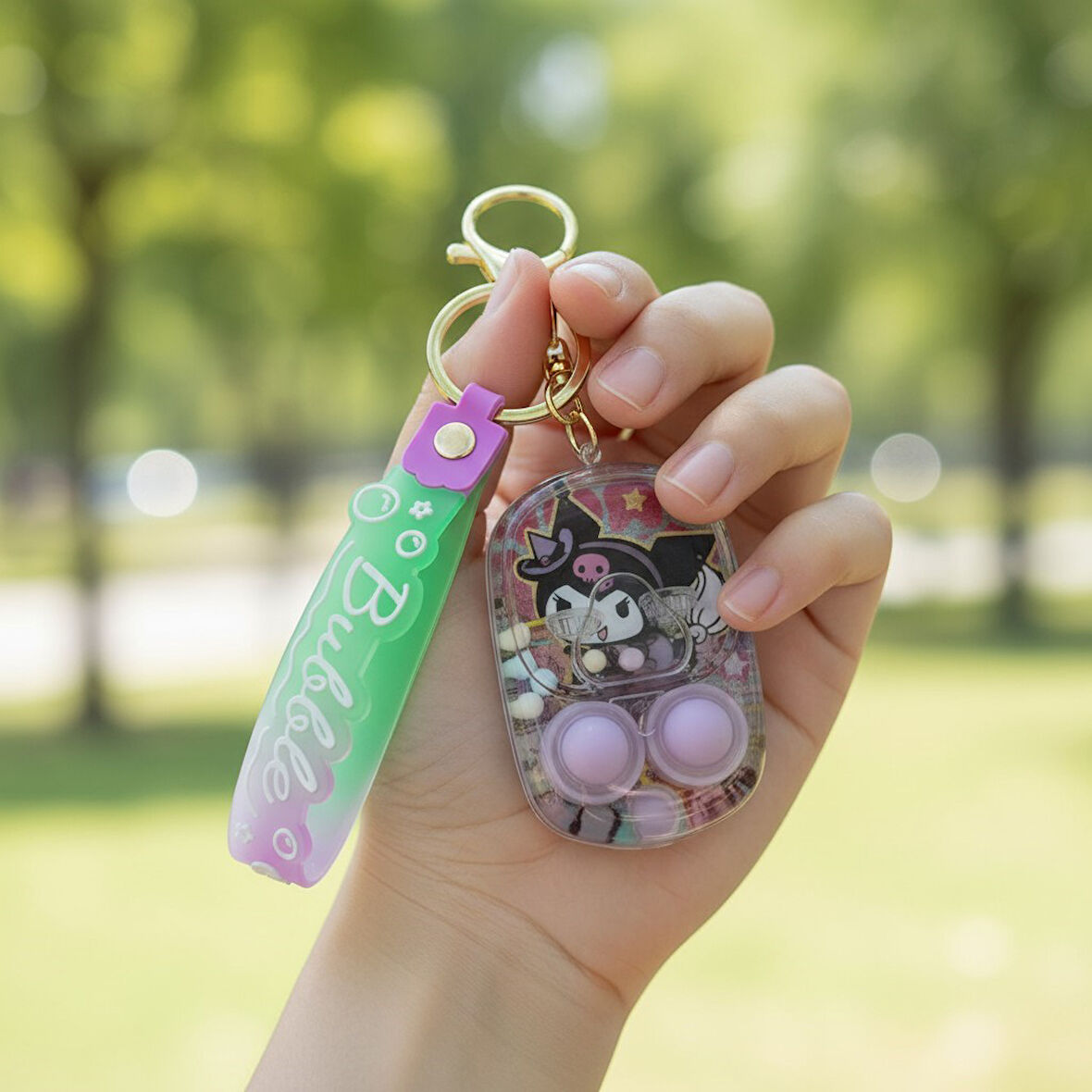 Kuromi Oyunlu Sulu Anahtarlık