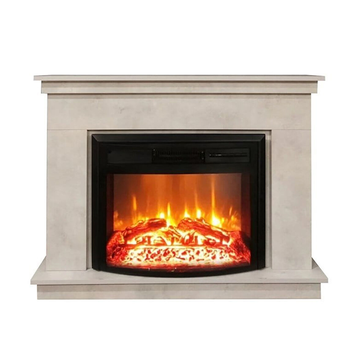 Dlc 1164 Retro 1800 Watt Taş Desenli Dekoratif Elektrikli Şömine