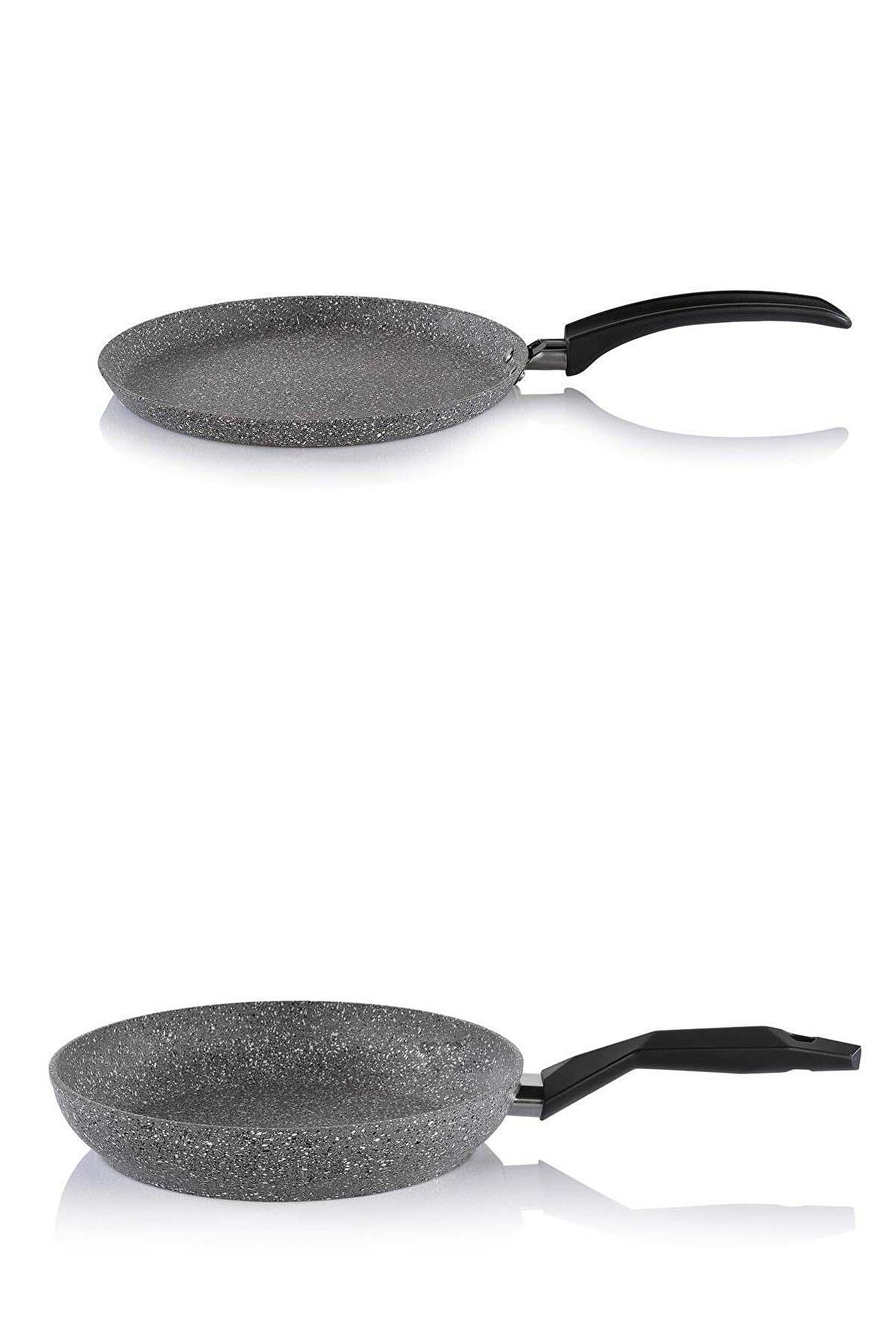 Schafer 28 CM Granit Tava Ve 25 CM Krep Tavası