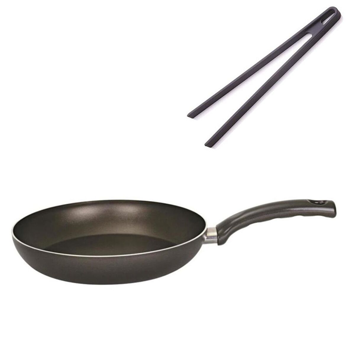 Mehtap 28 CM Teflon Tava Ve Silikon Maşa