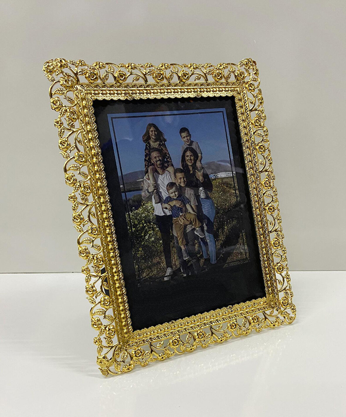 Fotograf Çerçevesi 13x18 CM Gold Renk Metal Çerçeve