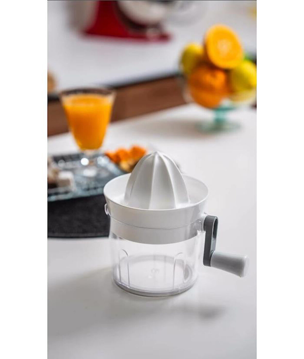 Narenciye Sıkacağı – Çevirme Kollu Pratik Limon Sıkacağı | Portakal, Mandalina, Greyfurt İçin Uygun