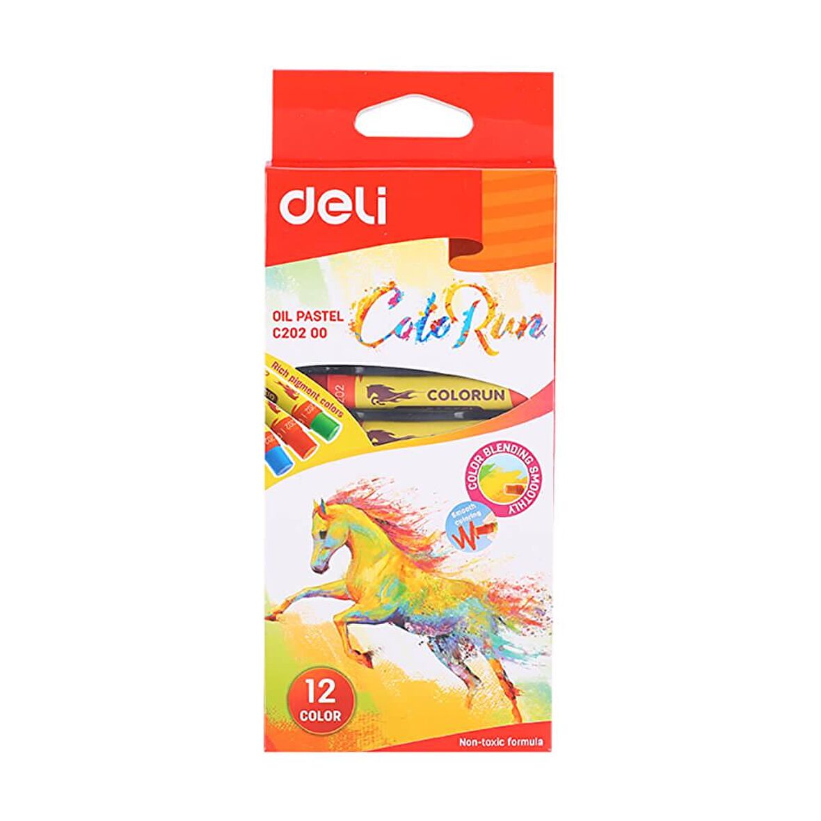 Deli ColorRun Yağlı Pastel 12’li 20200