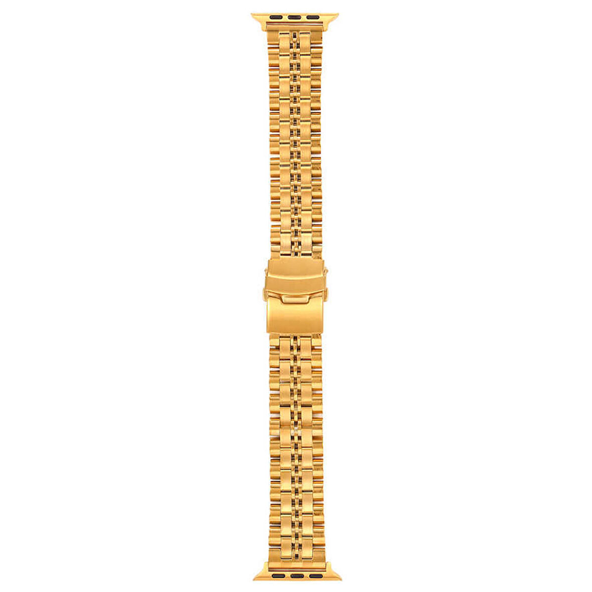 Gpack Apple Watch 4 5 uyumlu 44mm Kordon Mat Parlak Şerit Bakla Desenli KRD54