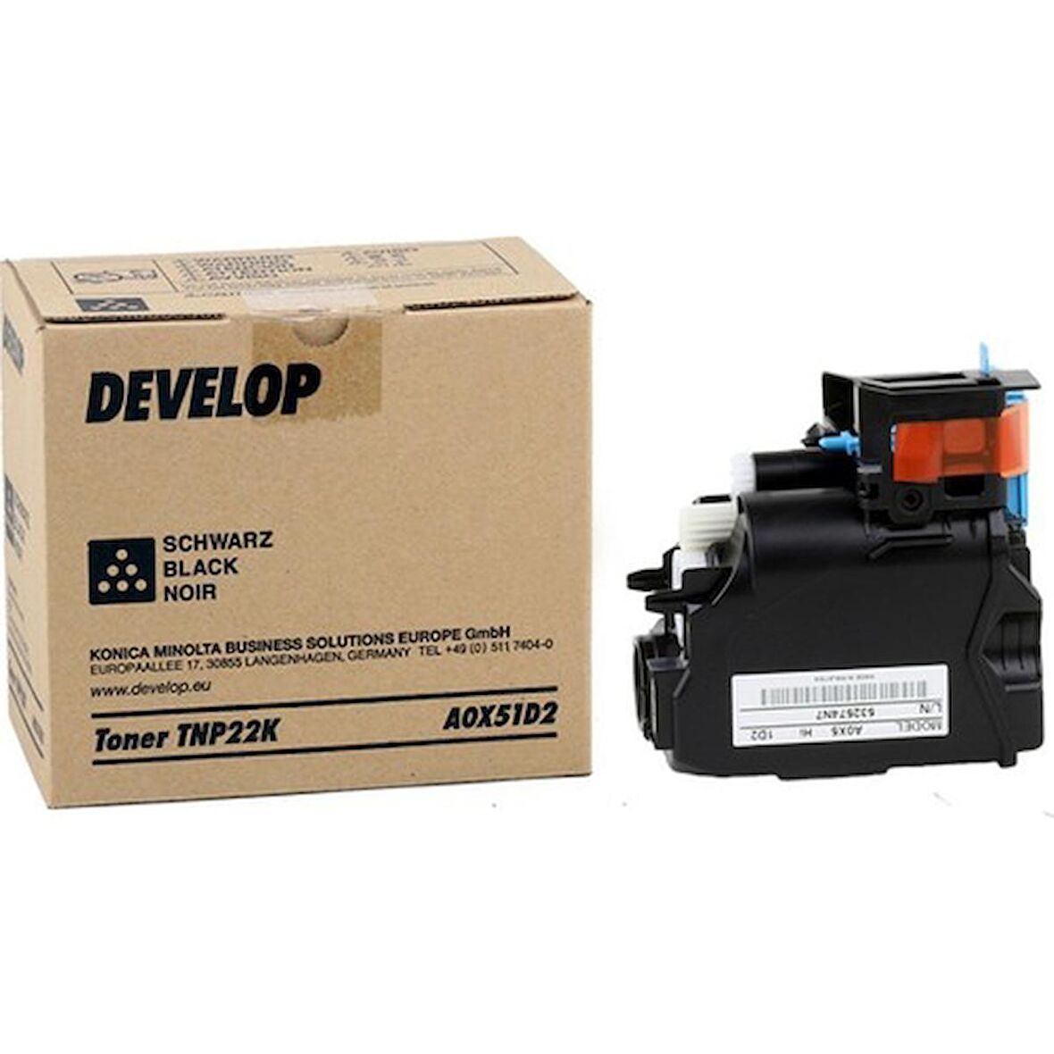 Develop TNP-22 Siyah Spot Orjinal Toner İneo +35