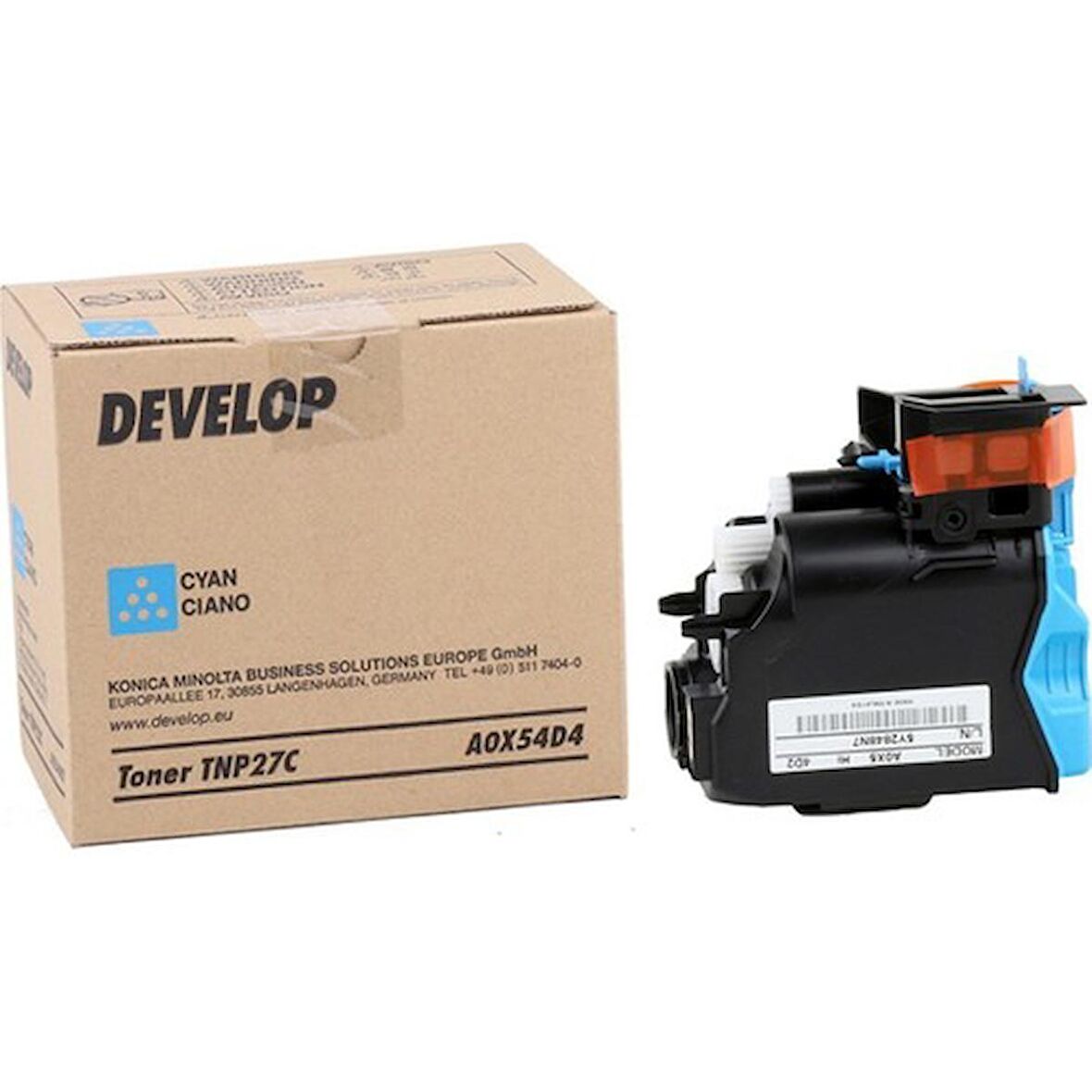 Develop TNP-27 Mavi Spot Orjinal Toner İneo +25 (A0X54D4)