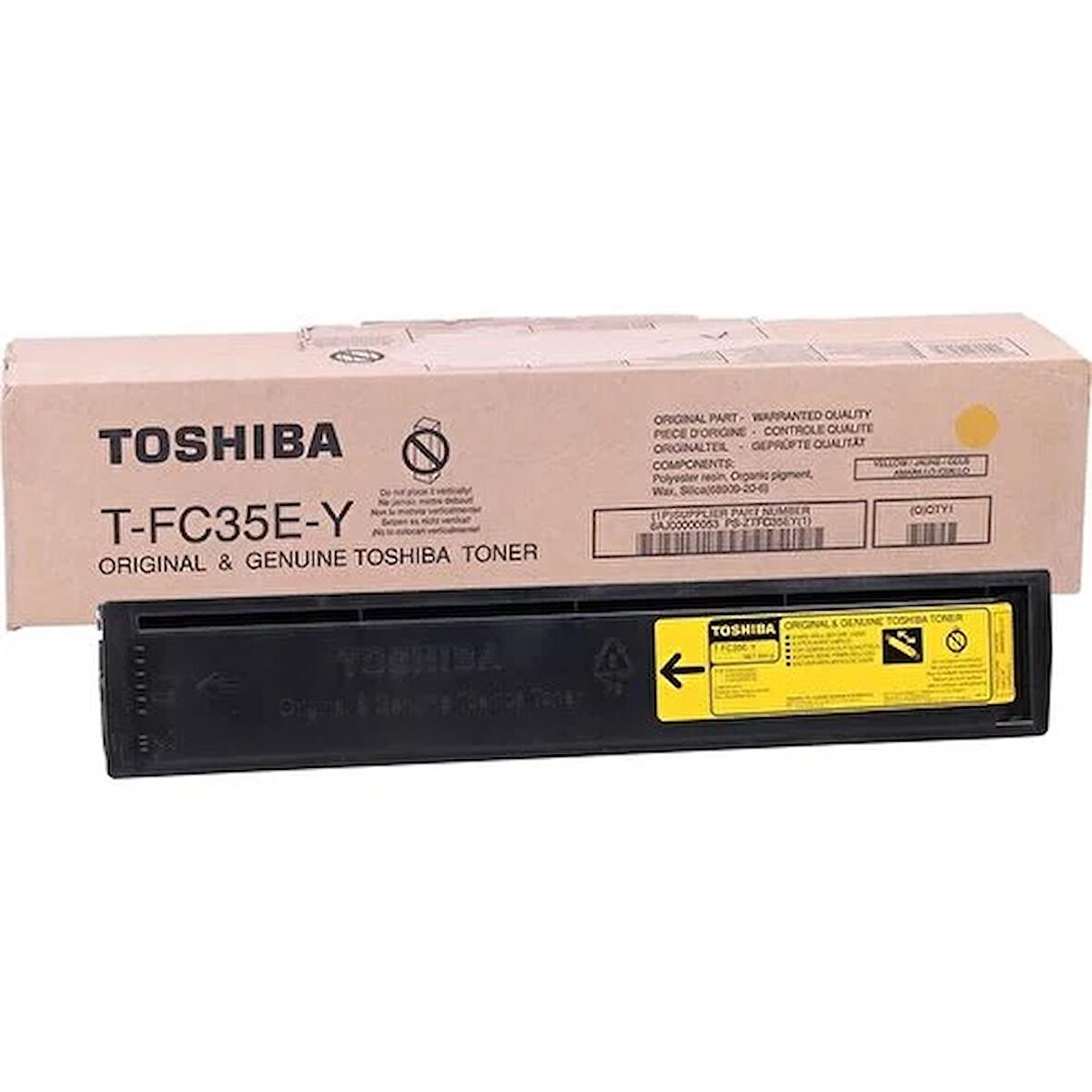 Toshiba T-FC35EY Sarı Spot Orjinal Toner E-Studio 2500-3500-3510-3500