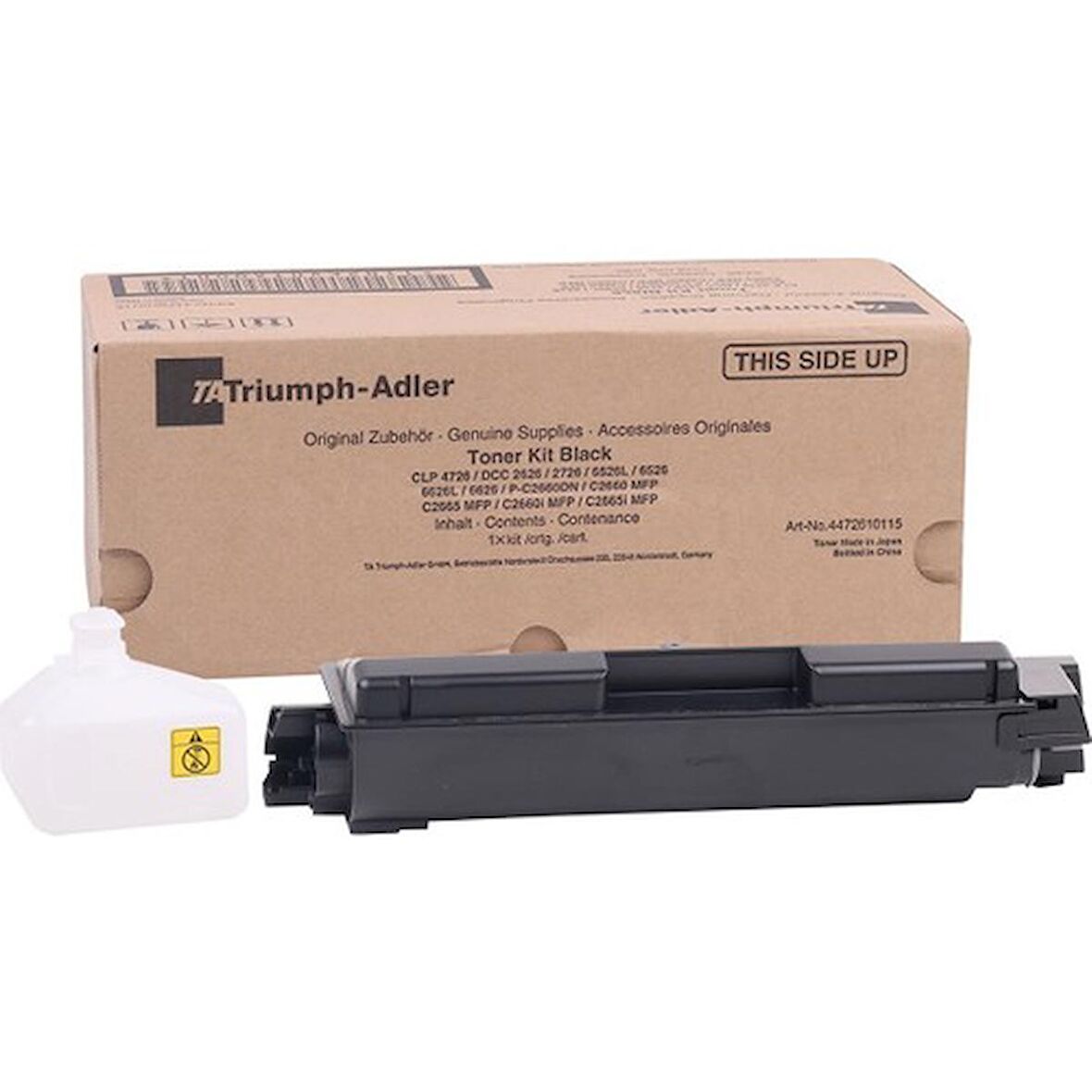 Utax Cdc-1626-1726-3726 Triumph Adler Dcc-5526-6526 Siyah Spot Orjinal Toner