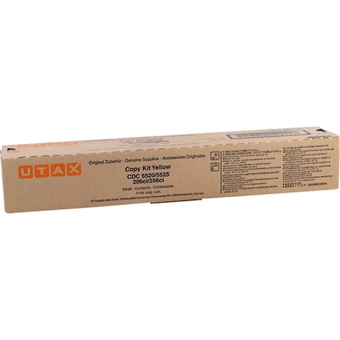 Utax Cdc-5520-5525-206Ci-256Ci Triumph Adler Dcc-6520 Sarı Spot Orjinal Toner