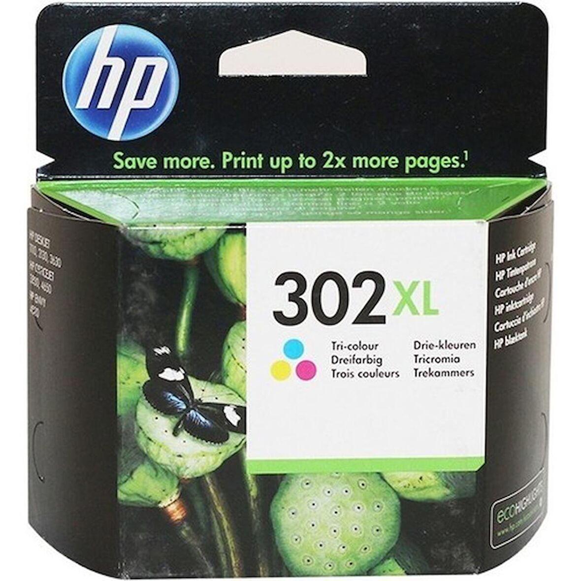 HP F6U67A (302XL) Tri-Color Kartuş
