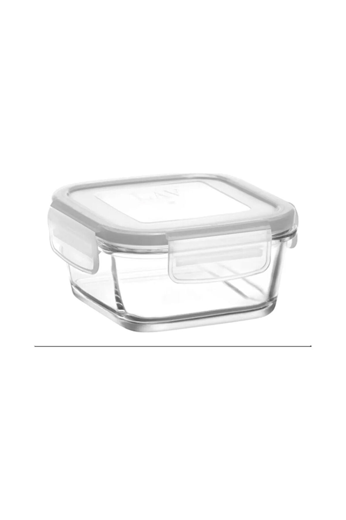 Saklama Kabı - Cam Kilitli Saklama Kabı Beyaz 375cc.frs227 Beyaz