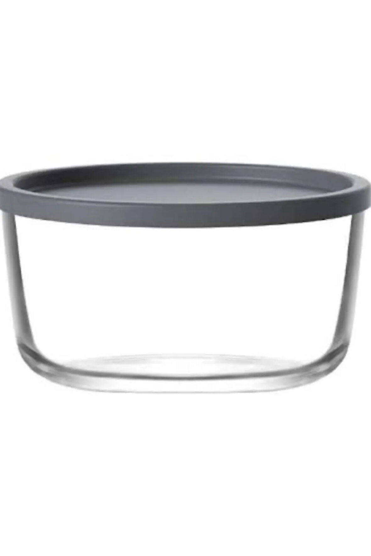 Nemostore Round Saklama Kabı 1490 Cc Antrasit