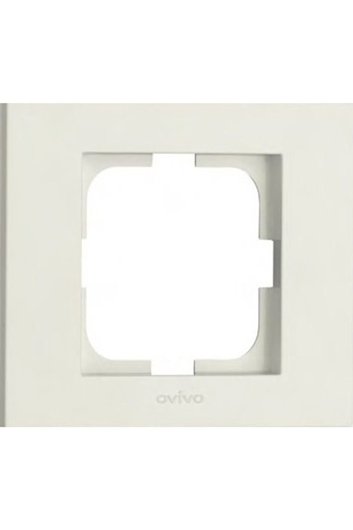 4 Adet Ovivo Grano Beyaz Tekli Çerçeve*