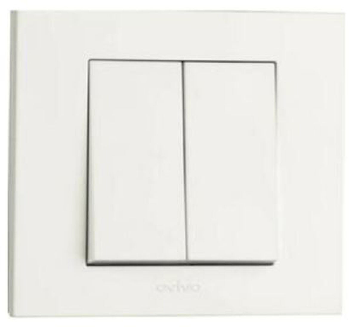 5 Adet Ovivo Grano Beyaz Komitatör İkili Anahtar Çerçeve Dahildir