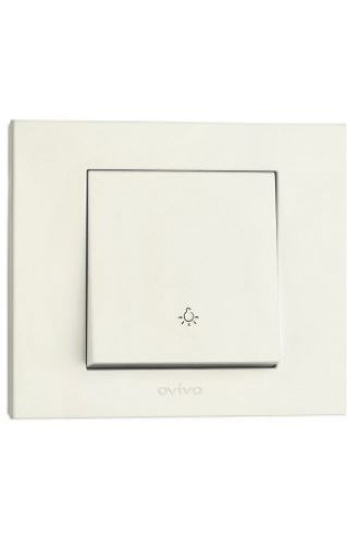 10 Adet Grano Beyaz Zil Anahtarı Light Çerçeve Dahildir