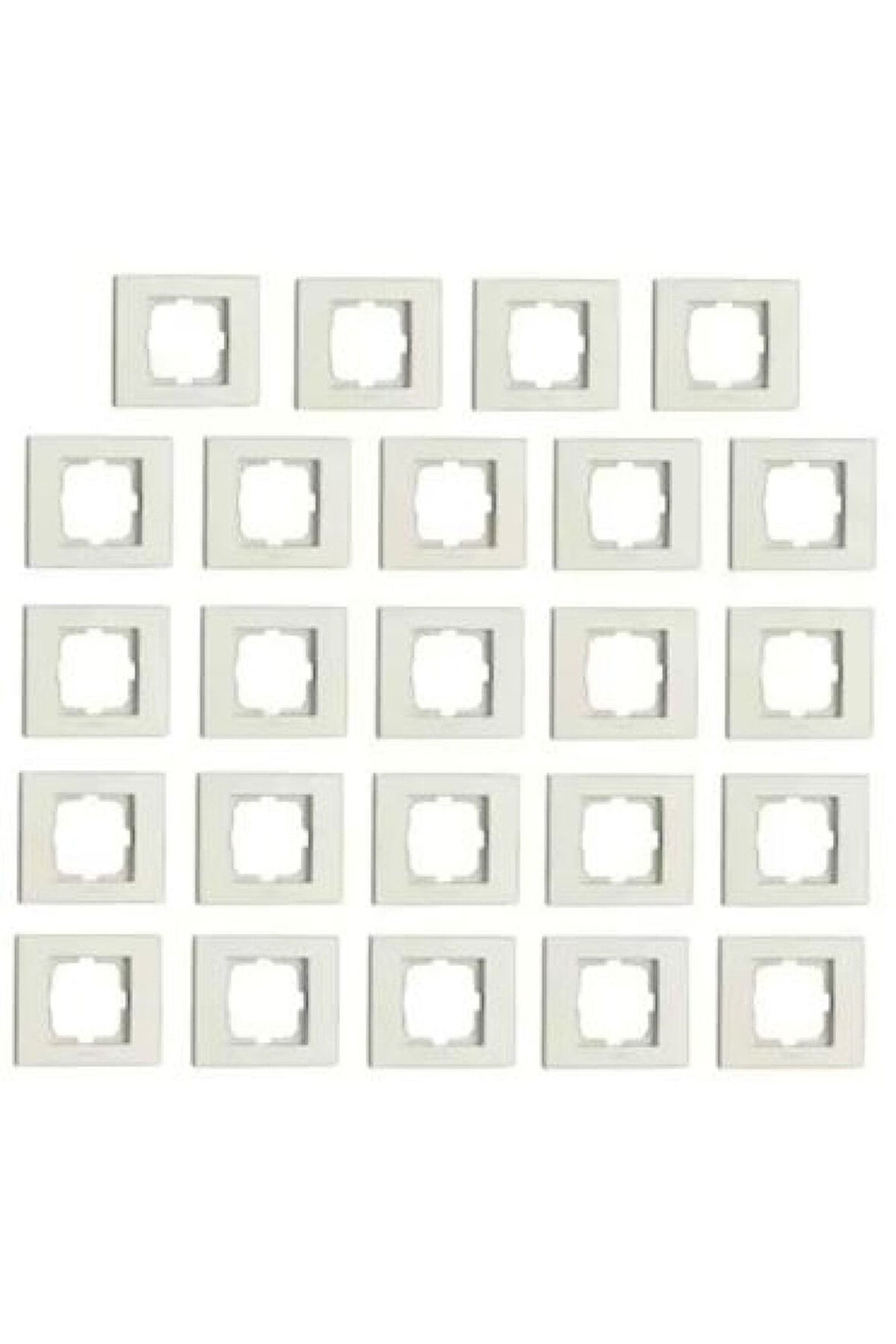 24 Adet Grano Beyaz Tekli Çerçeve 24'lü Paket / Set