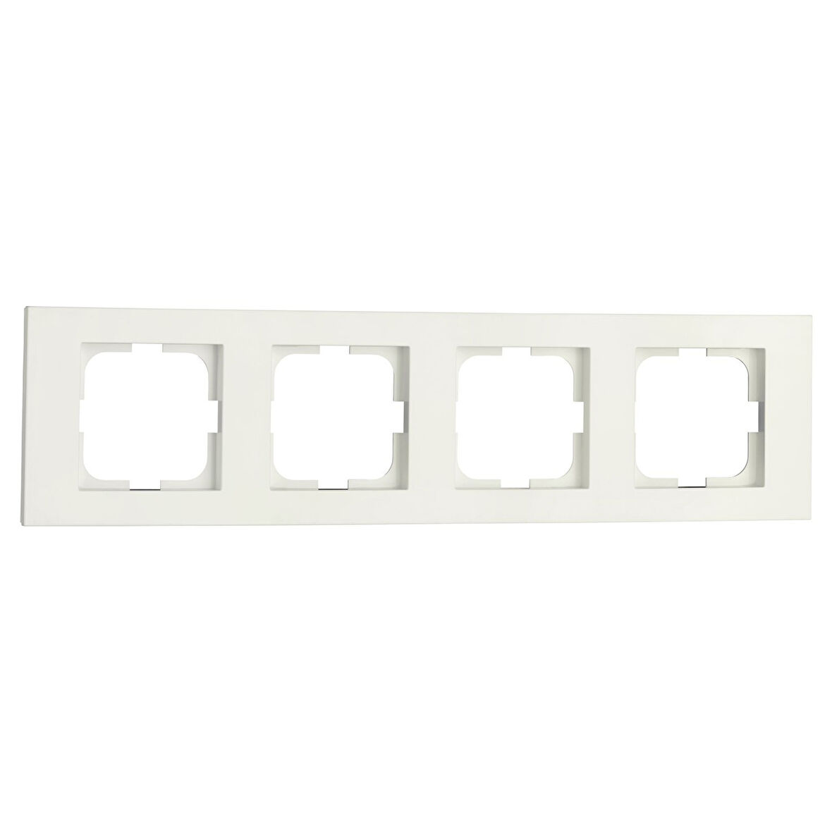 20 Adet Ovivo Grano Beyaz Dörtlü Çerçeve*