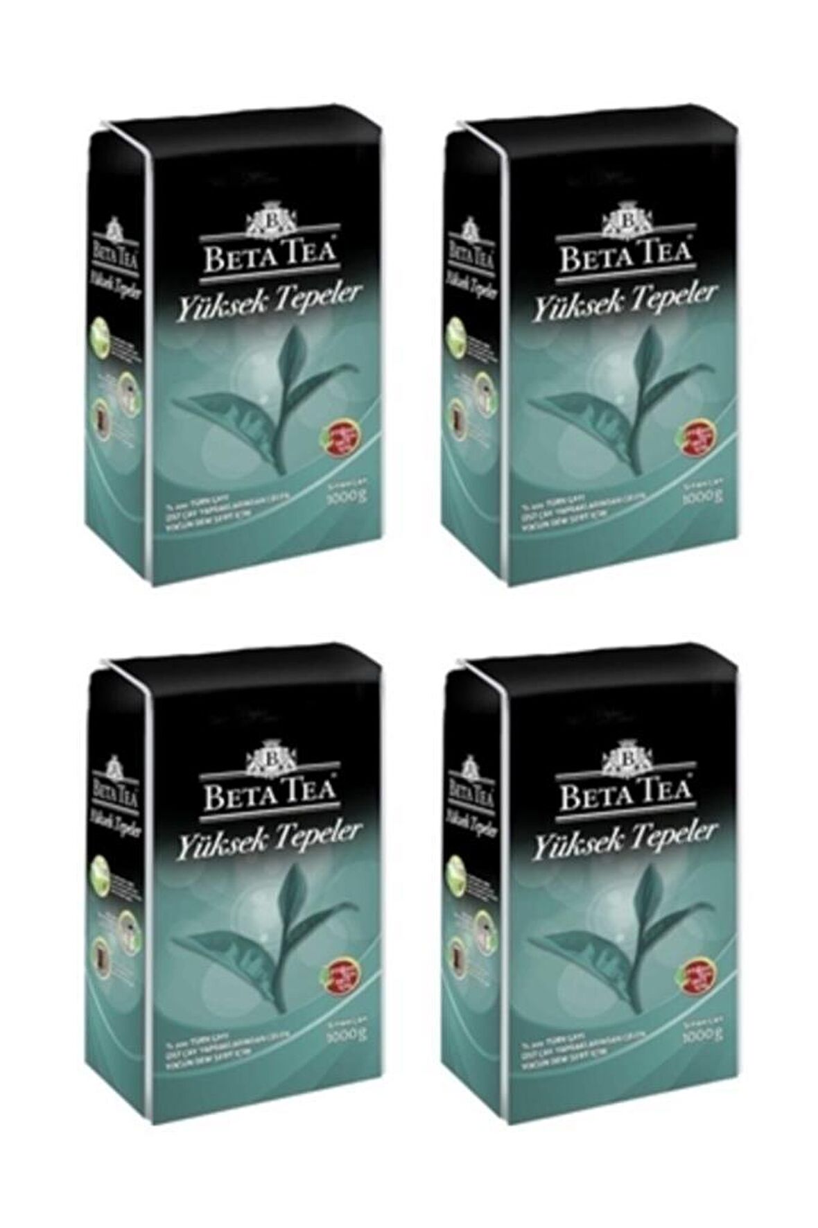 Beta Tea Yüksek Tepeler Dökme Siyah Çay 4x1 kg 