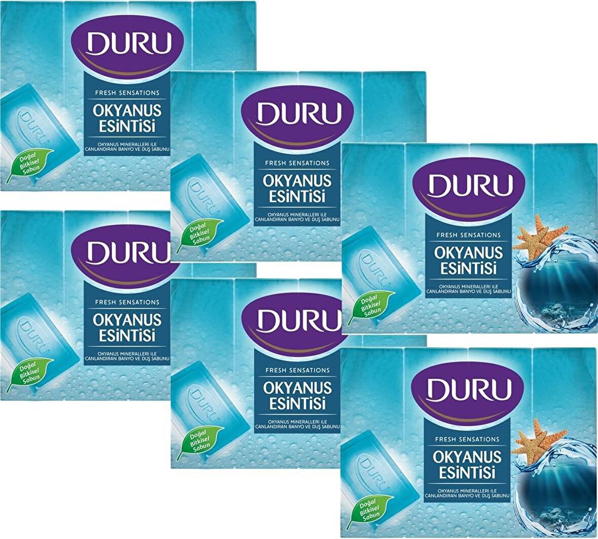 Duru Fresh Sensations Okyanus Esintisi Duş Sabunu 6x600 Gr