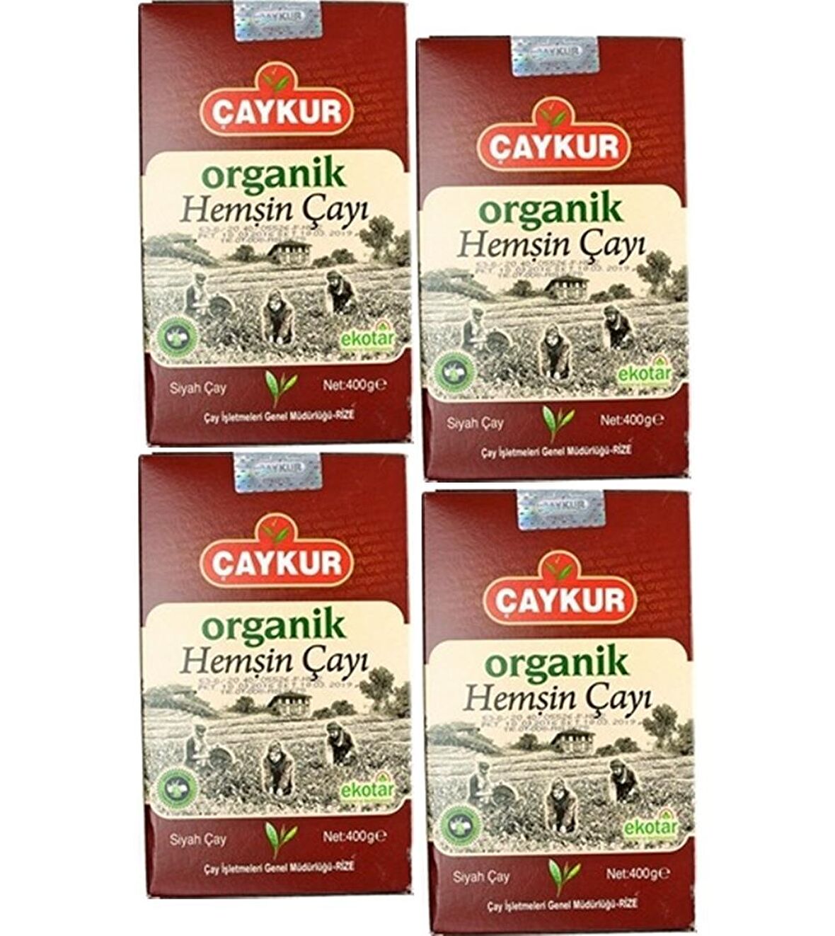 Çaykur Organik Çay Hemşin 4 x 400 Gr