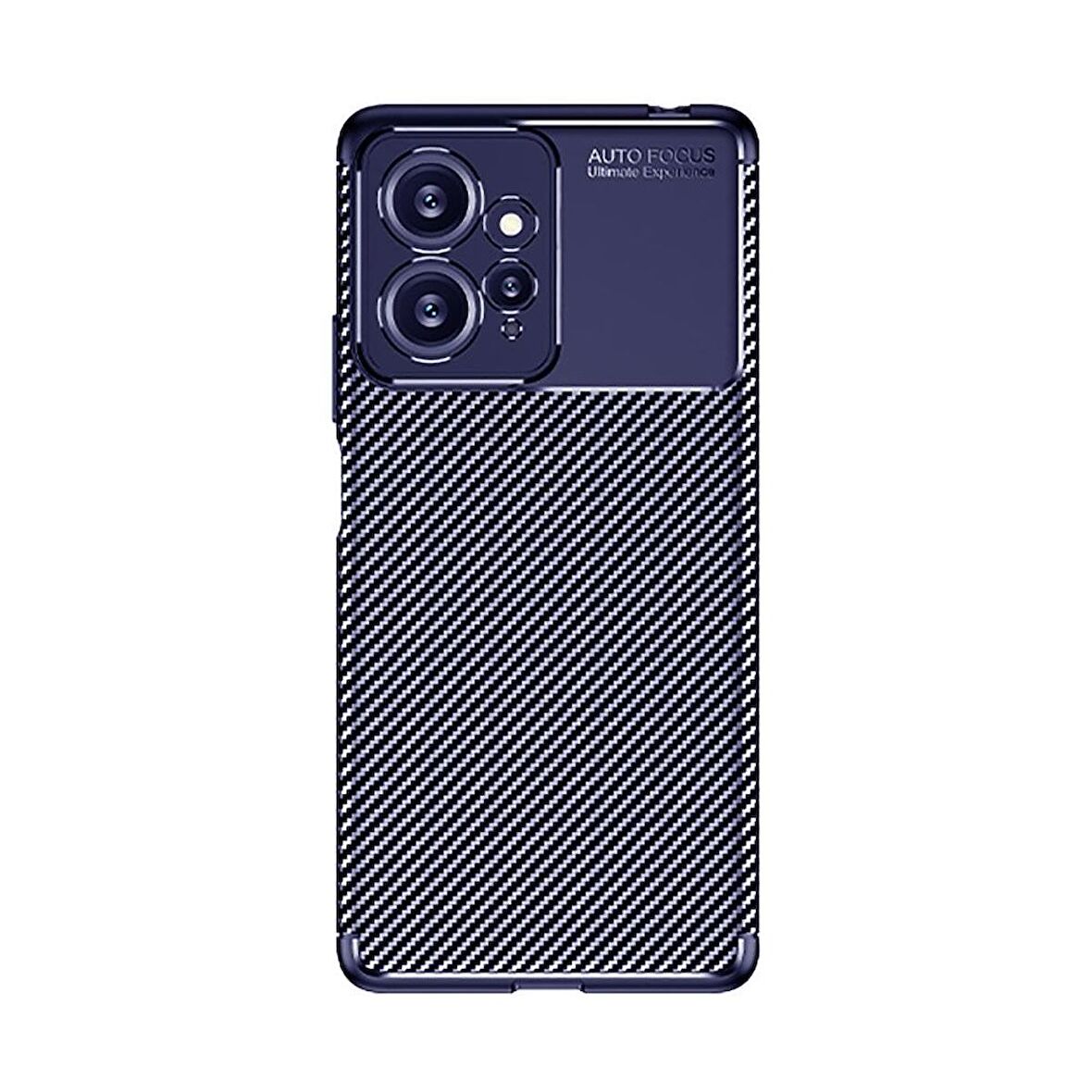 Gpack Xiaomi Redmi Note 12 4G Kılıf Negro Silikon Karbon Kamera KorumalıNano Glass