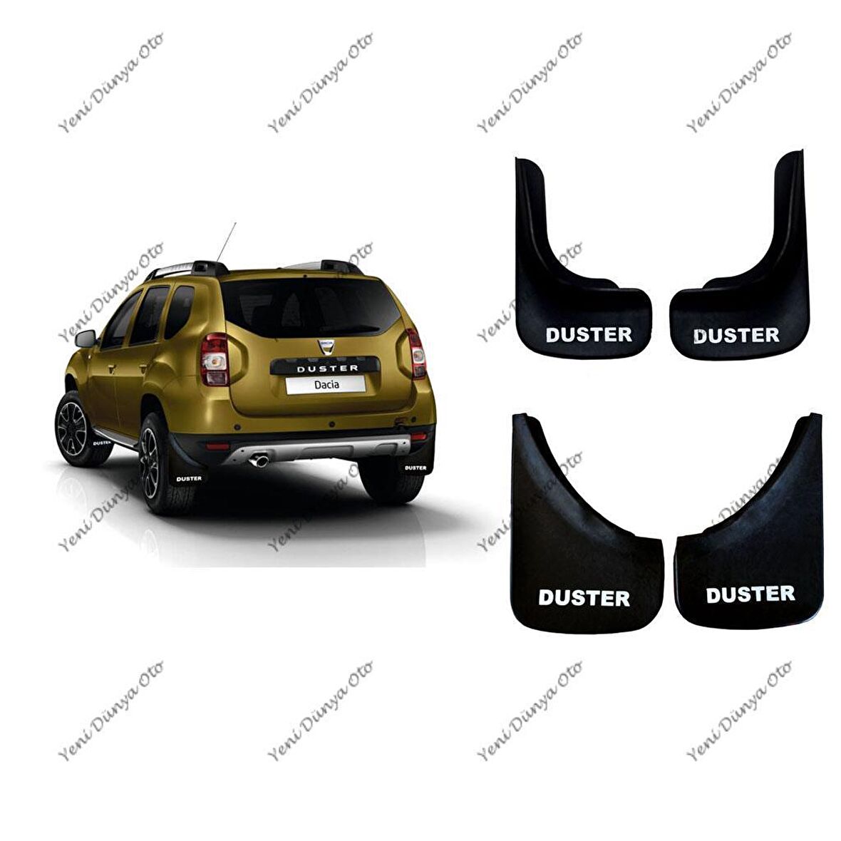 Dacia Duster 2009-2017 4lü Paçalık, Çamurluk, Tozluk DAC1UX009