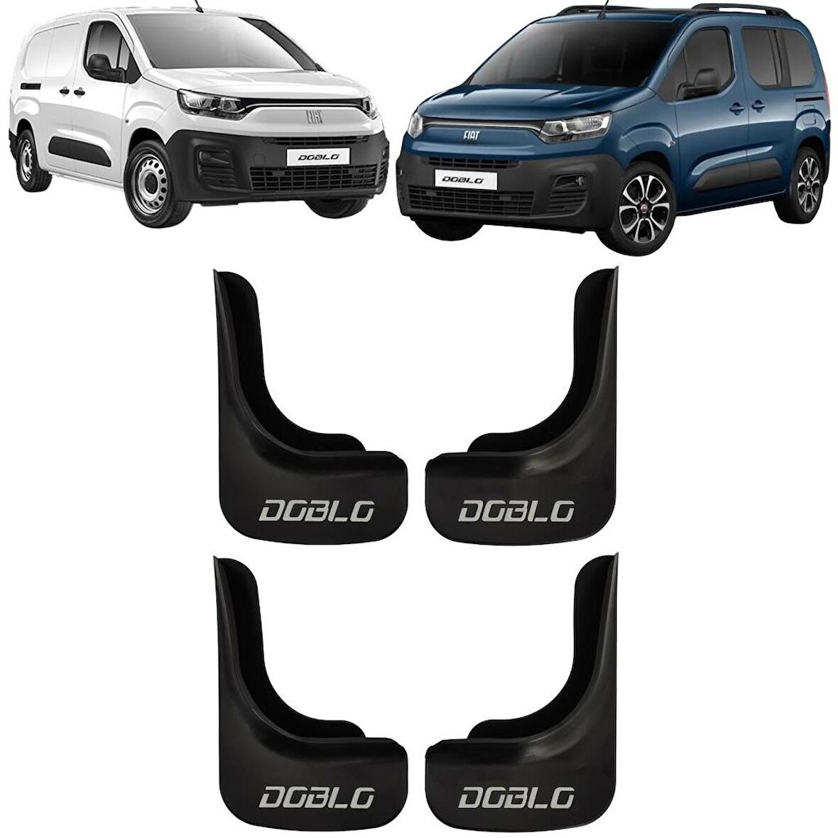 Fiat Doblo 4'lü Set (Ön ve Arka) Paçalık Çamurluk Tozluk DBL1UX001