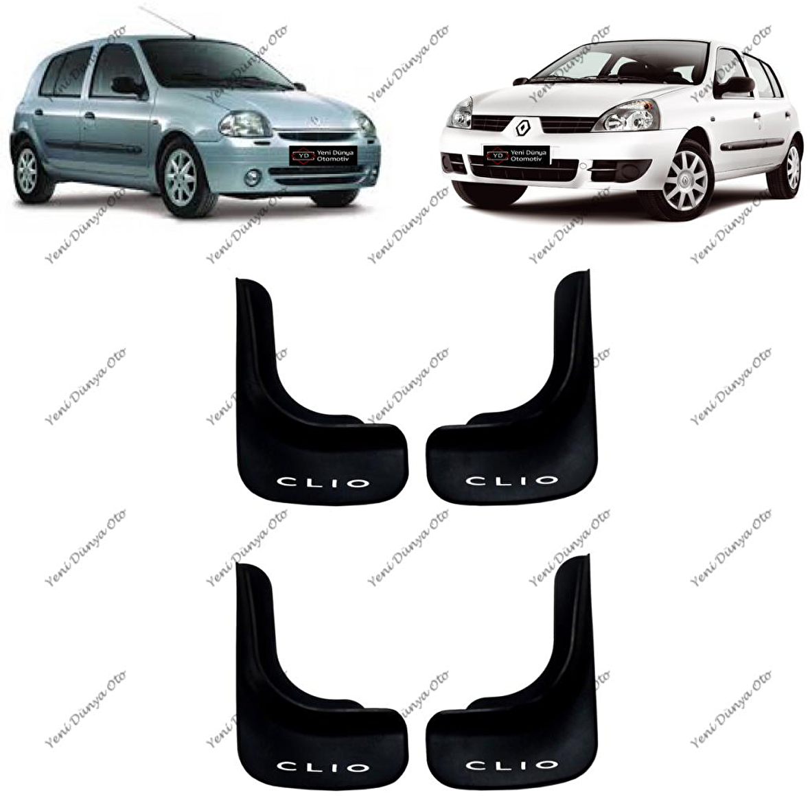 Renault Clio 2 1998-2005 4lü Paçalık, Çamurluk, Tozluk REN1UX001