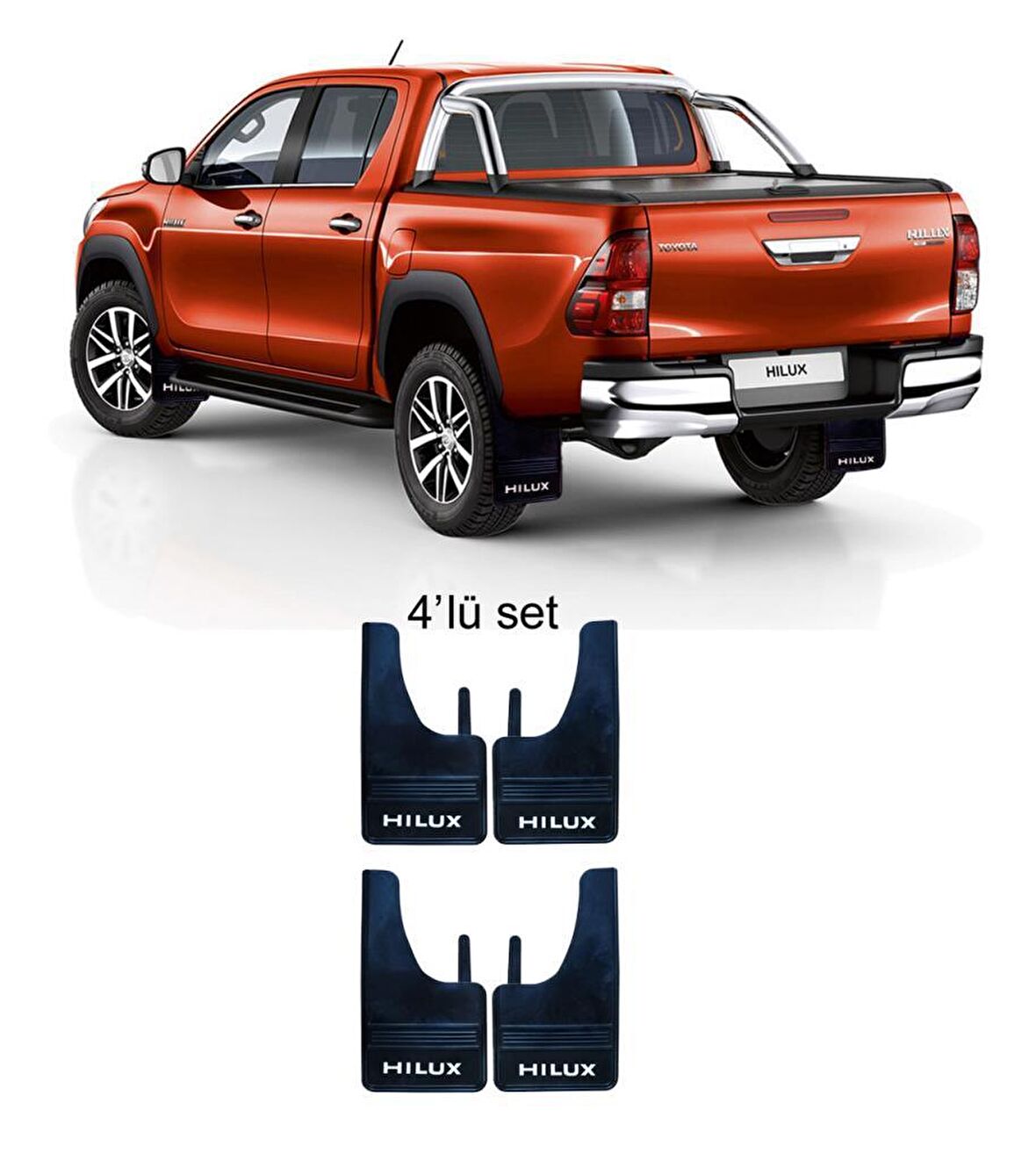 Toyota Hilux 4lü Paçalık Çamurluk Tozluk TYT1PX015