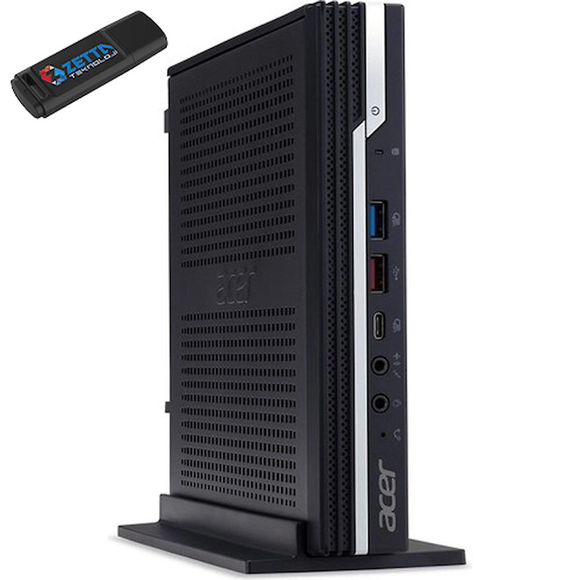 ACER Veriton N VN4680GT Intel Core i5-11400 16GB 1TB SSD Windows 11 Home Masaüstü Bilgisayar DTVUSEMH007 + Zetta Flash Bellek