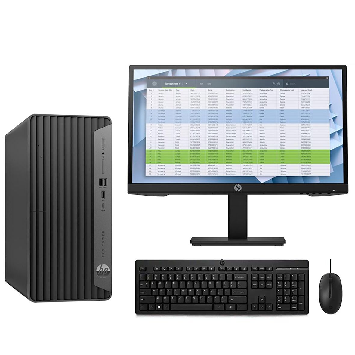 HP Pro 400 Intel i5 12400 32 GB DDR4 RAM 1 TB SSD Intel UHD Graphics Windows 11 Pro Masaüstü Bilgisayar 