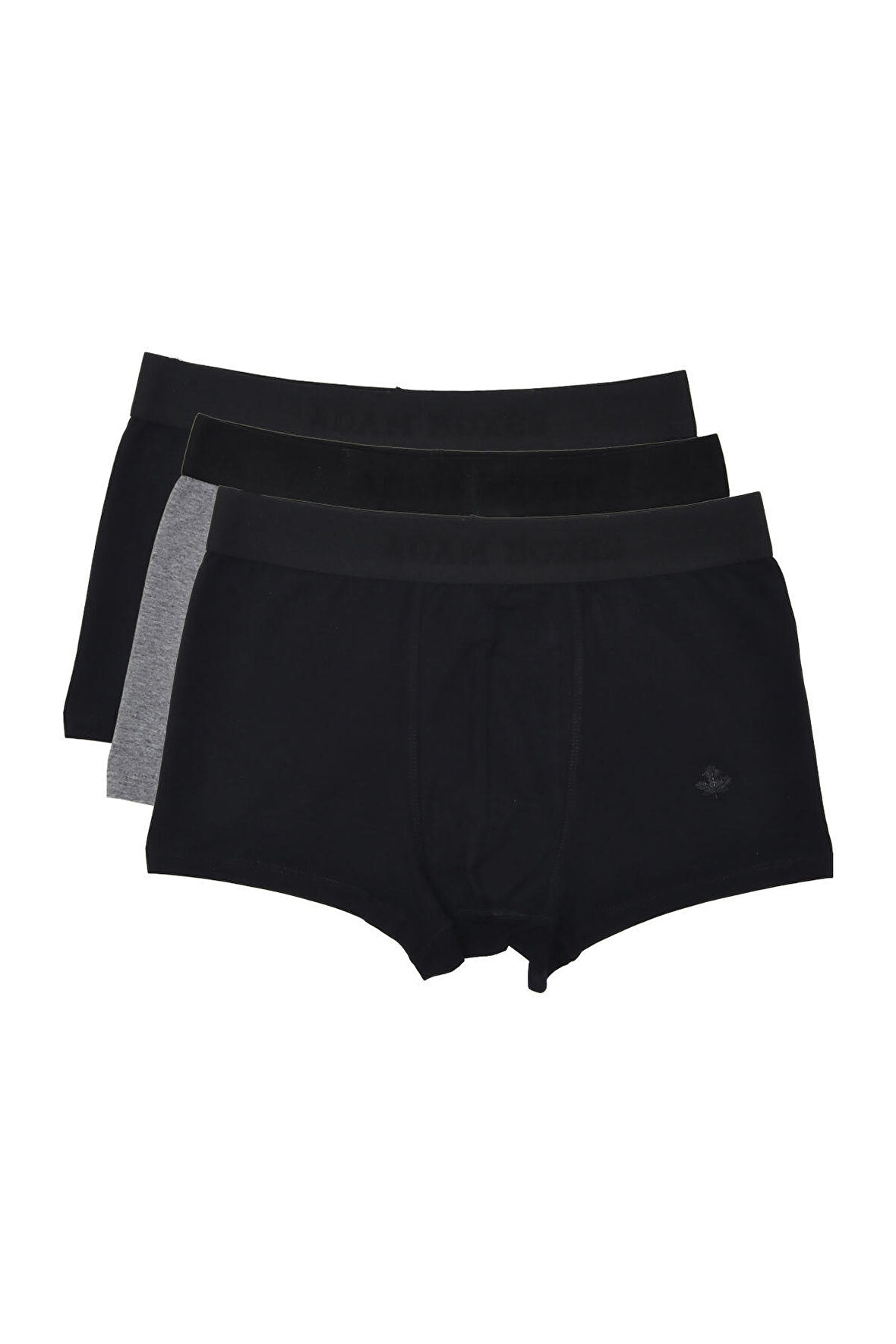 Adam Boxes Boxer Trunk Neo-Cosy 
3'lü Paket - Siyah, Antrasit